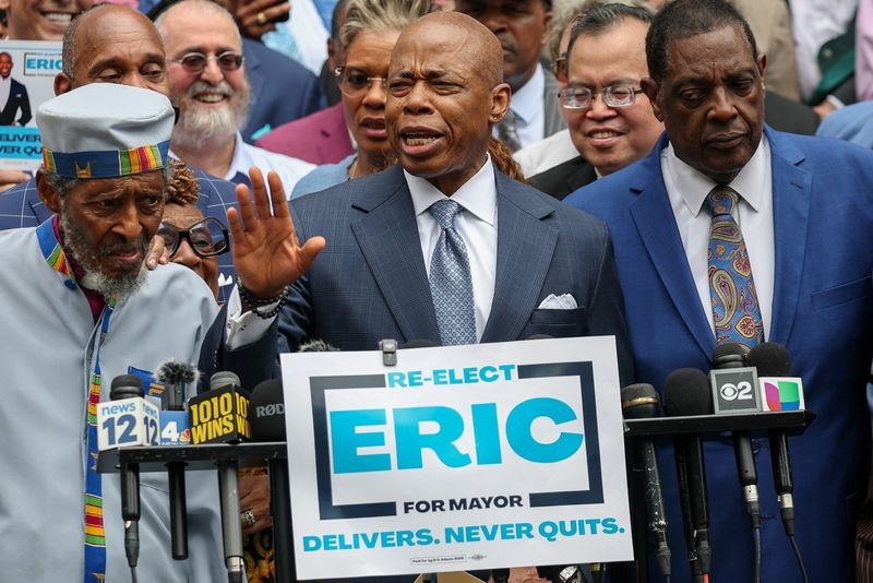 NYC Mayor Eric Adams launches reelection bid as independent