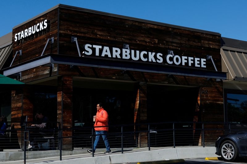 Starbucks shares rise as CEO Niccol's turnaround efforts gain traction