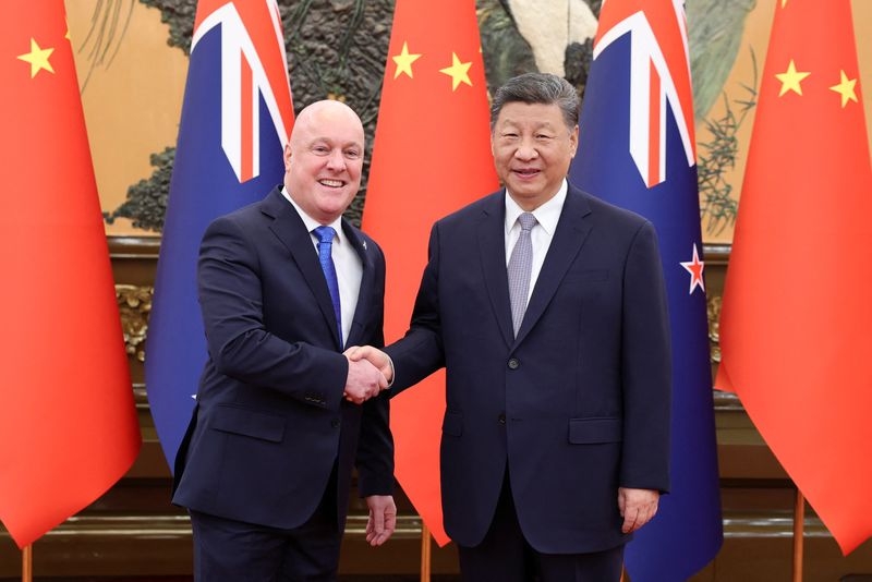 New Zealand PM Luxon meets China's Xi Jinping