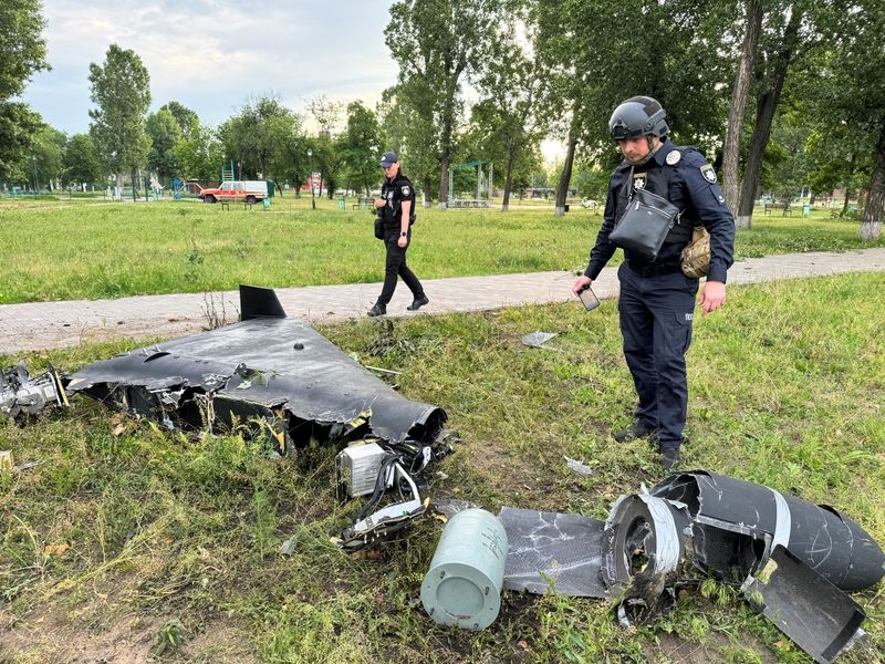 Russian drones strike dwellings in Ukraine's Kharkiv, injure nine, mayor says