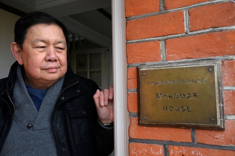 UK charges exiled Myanmar ambassador with trespassing at diplomatic residence