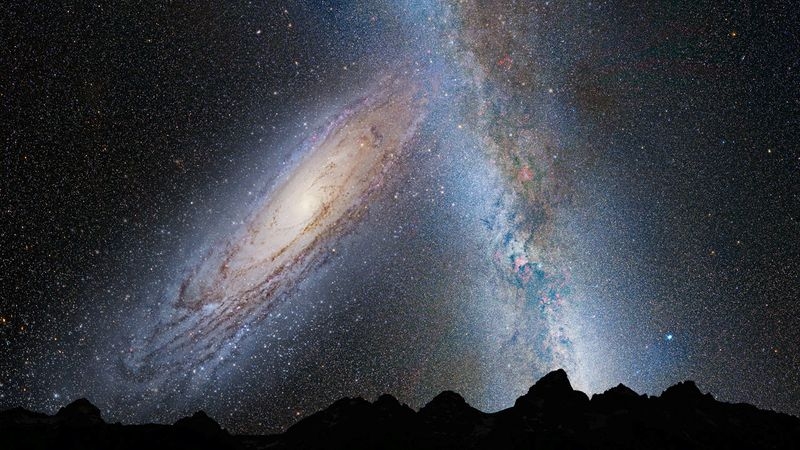 Study sees lower chances of Milky Way crashing into Andromeda galaxy