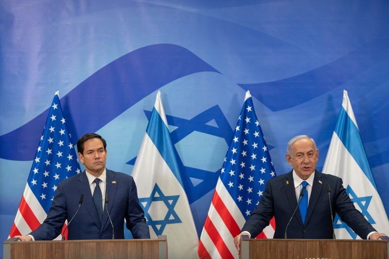 Rubio speaks to Israel's Netanyahu, says US troubled by Gaza humanitarian situation