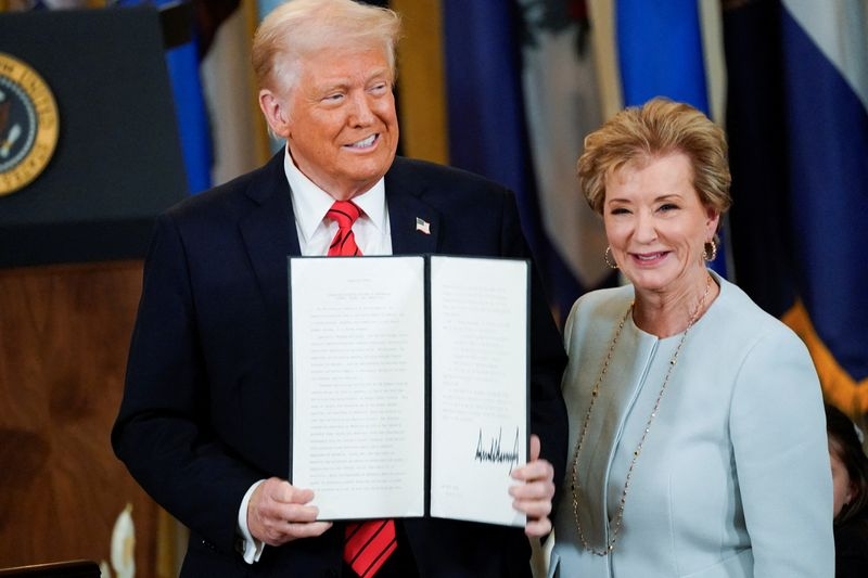 Trump cannot proceed with gutting US Education Department, court rules