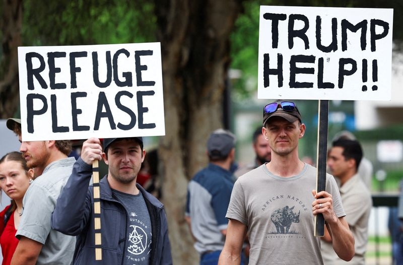 Trump officials seek to bring first white South African refugees to US next week, NYT reports