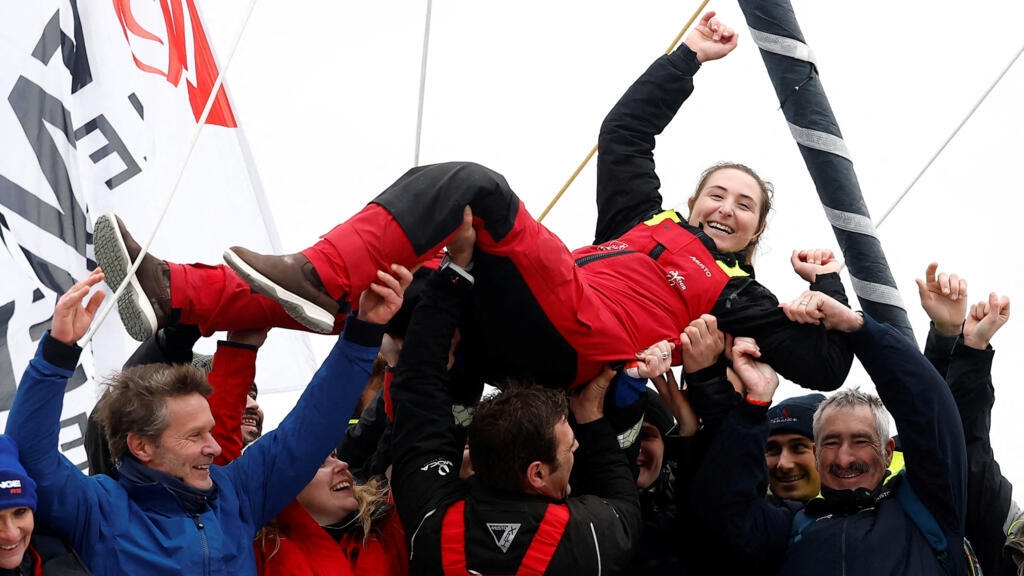France's Violette Dorange, 23, becomes youngest sailor to complete Vendée Globe