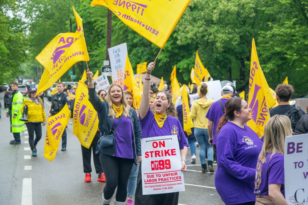 Striking Butler Hospital workers may lose health benefits after May 31