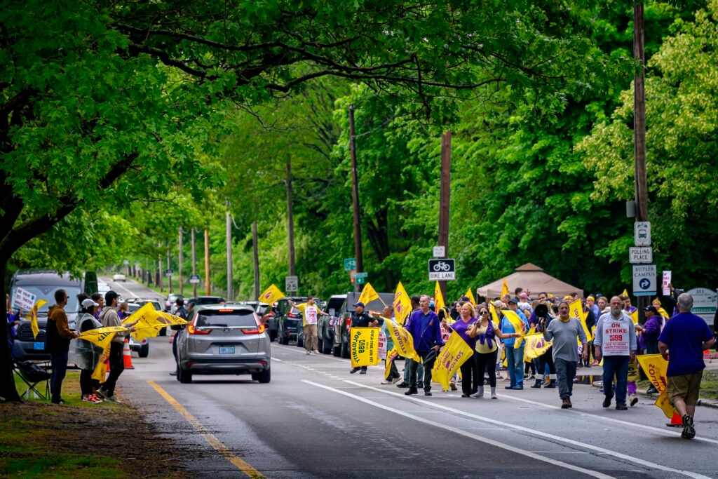 Providence police cite three striking Butler workers, one motorist for noise violations
