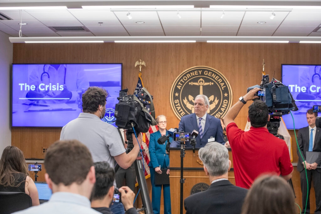 Litigation, legislation, collaboration: Neronha outlines fix for R.I.'s broken health care system