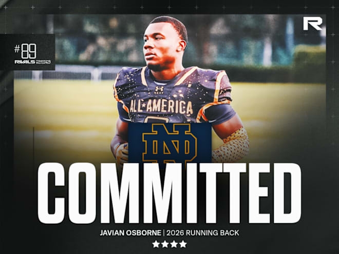 Notre Dame lands a commitment from blue-chip RB Javian Osborne