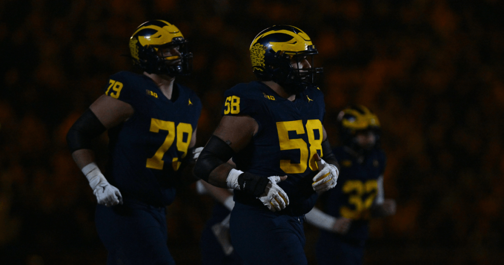 Michigan OL Giovanni El-Hadi opens up about 2024 struggles, body transformation: ‘Never again'