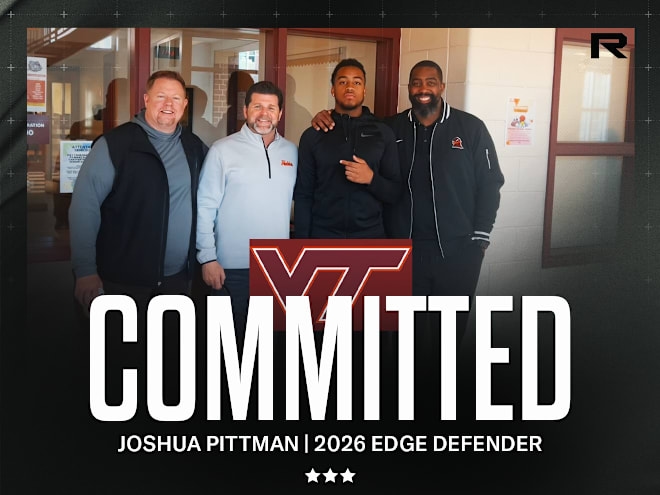 High-three-star EDGE Joshua Pittman commits to Virginia Tech, feels 'home'