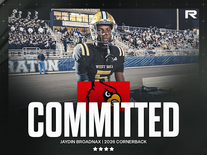 Rivals250 DB Jaydin Broadnax commits to Louisville Cardinals football