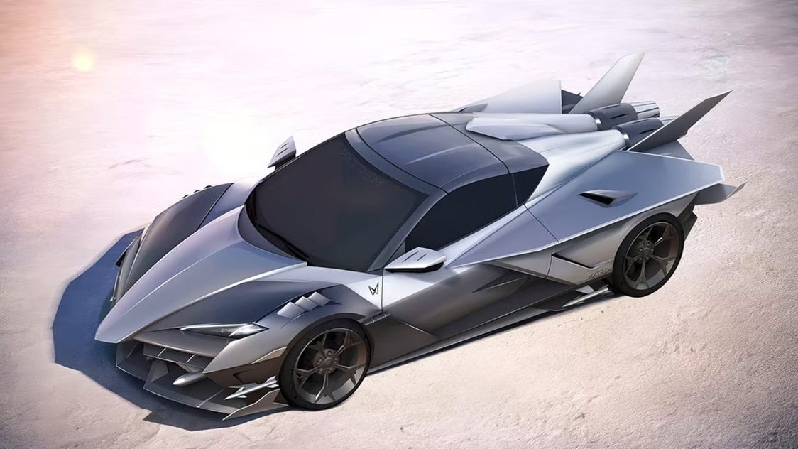 Mxtrem's Insane Maverick Corvette Is a Fighter Jet-C8 Mashup