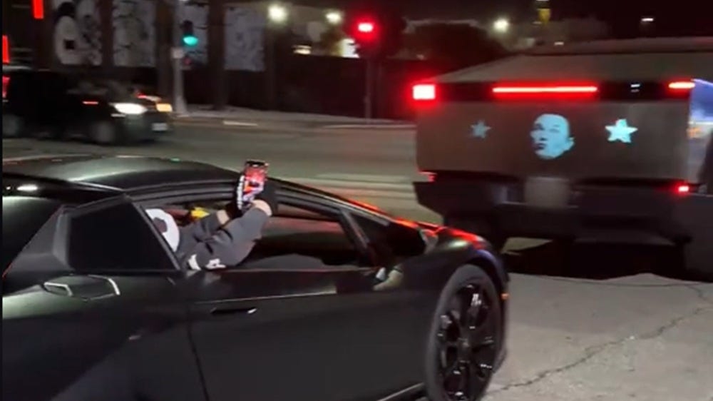 These Lamborghini-Driving TikTokers Are Calling Out Cybertrucks in Real Time