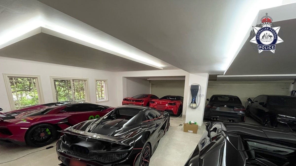 Police Seize 2 Ferraris, 2 Lamborghinis, 7 BMWs and a McLaren from Pharmacist in Fraud Investigation