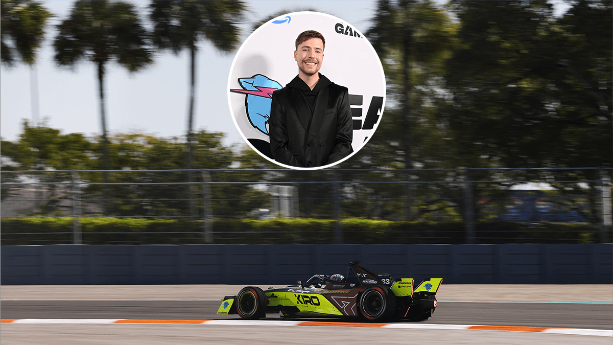 YouTuber MrBeast Crashed a Formula E Race Car in Miami