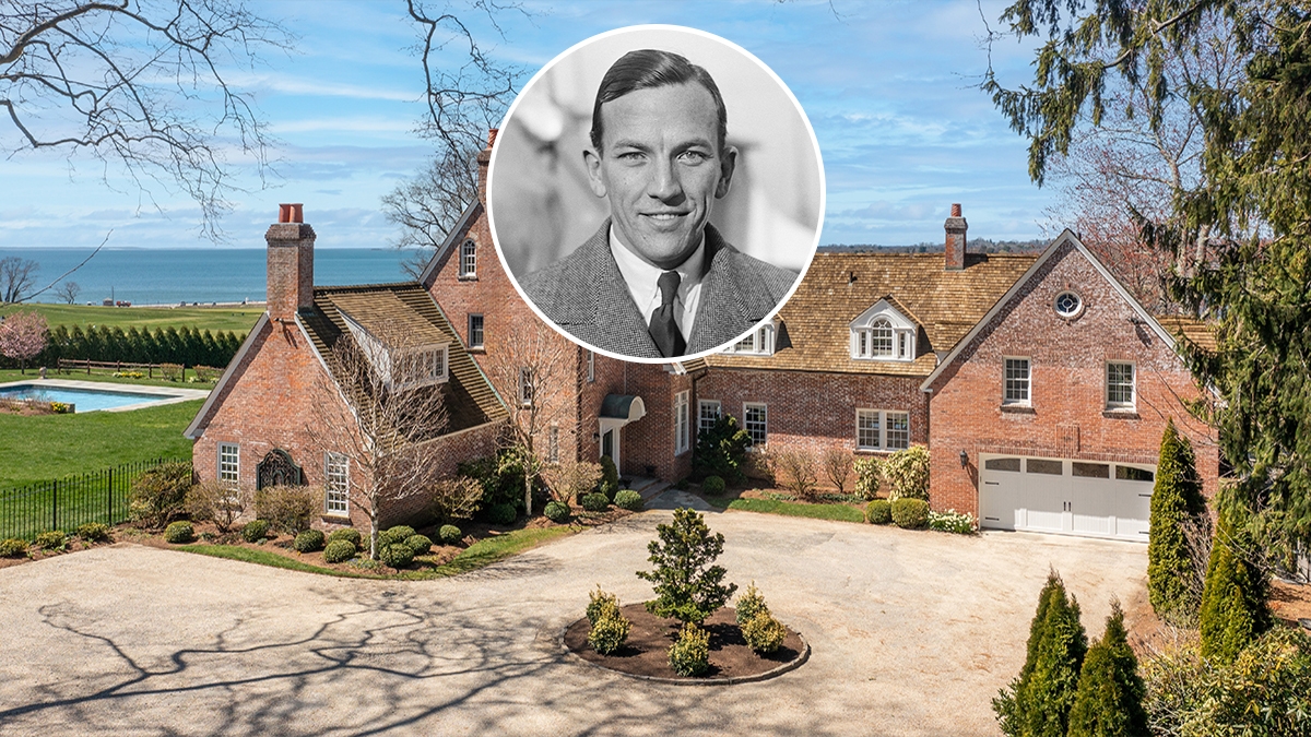 Playwright Noel Coward's $10.3 Million Former Connecticut Estate Overlooks the Long Island Sound