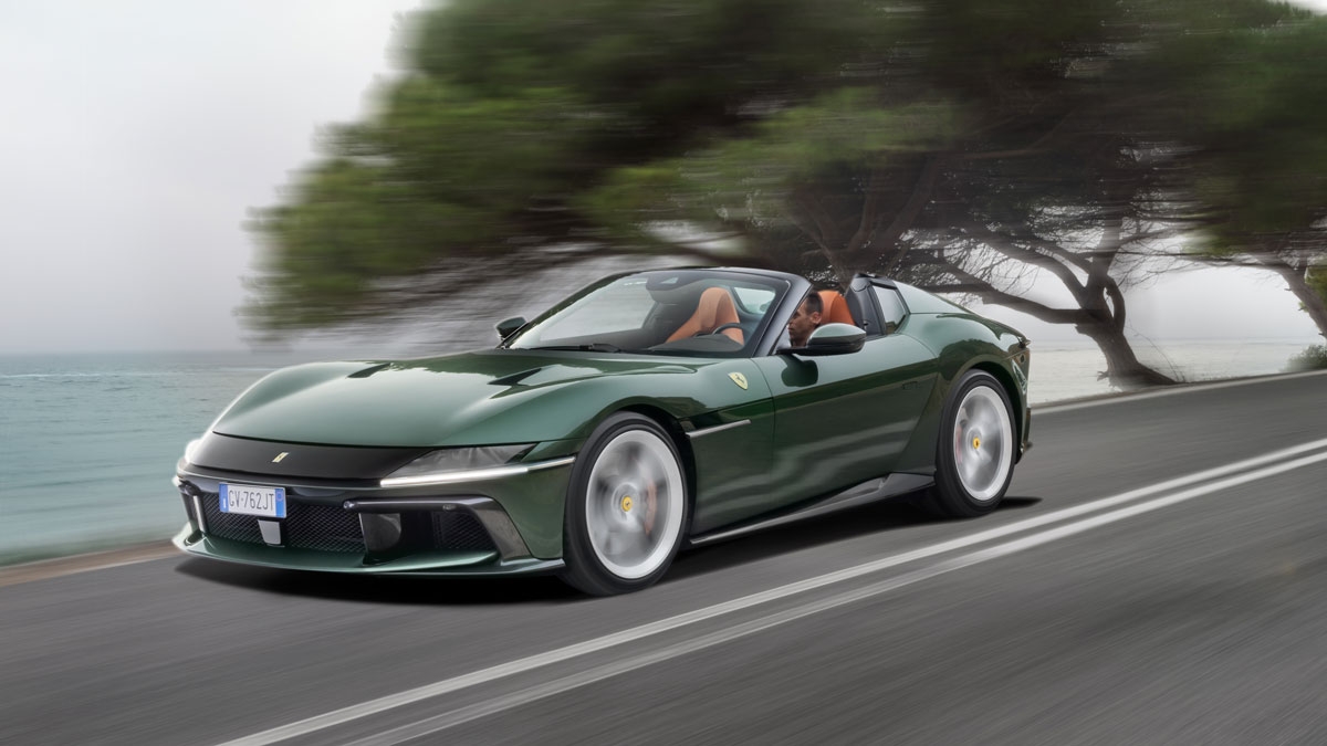 First Drive: The 819 HP Ferrari 12Cilindri Spider Balances the Digital Age with Classic Power Delivery