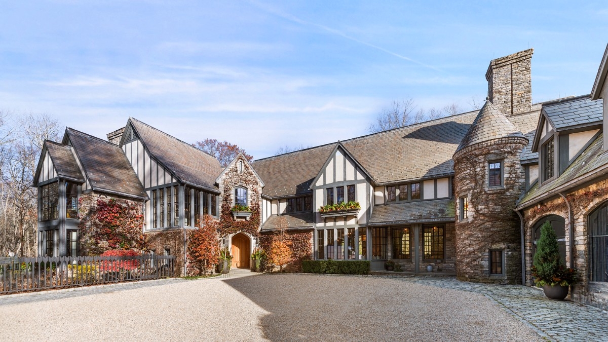 An English Country-Style House in a Tony Greenwich Enclave Hits the Market for $19 Million