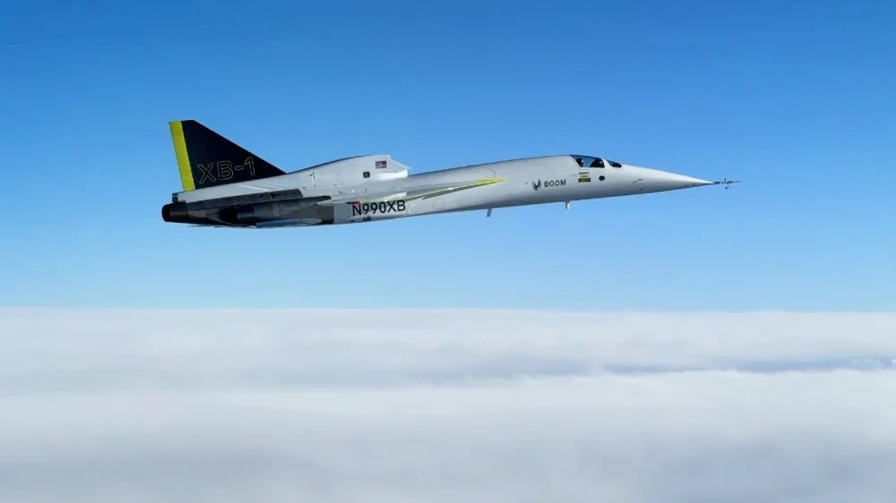 This Supersonic Jet's Sharkskin-Like Coating Helps Reduce Its Emissions