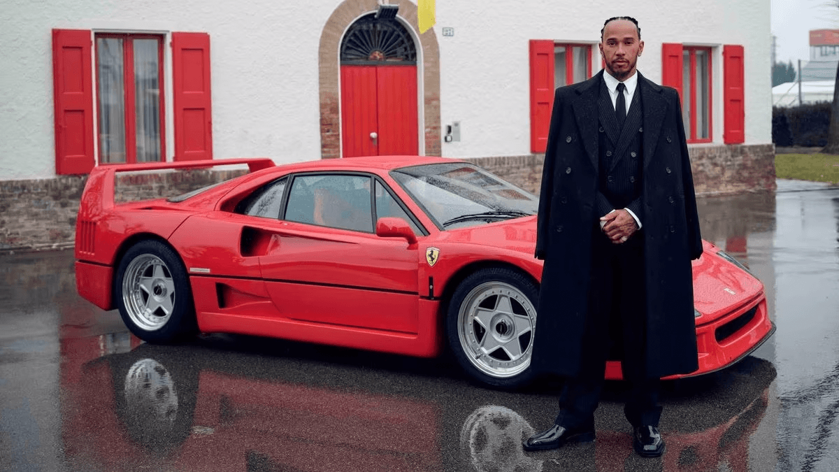 Lewis Hamilton Wants To Help Design a New Ferrari Supercar Inspired by the F40