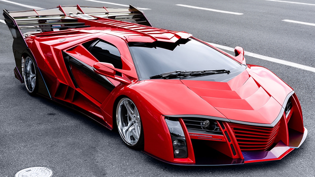 The Lamborghini Diablo-Based Value Progress Beast in Photos