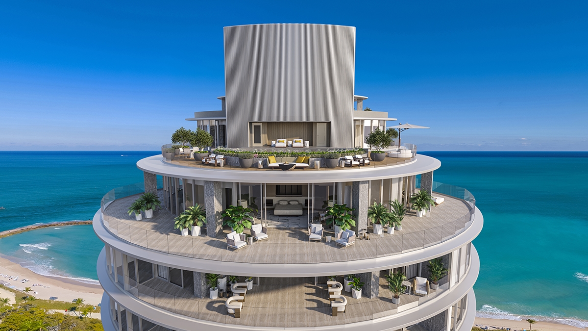 This 35,000-Square-Foot Triplex Penthouse in South Florida Just Listed for $150 Million