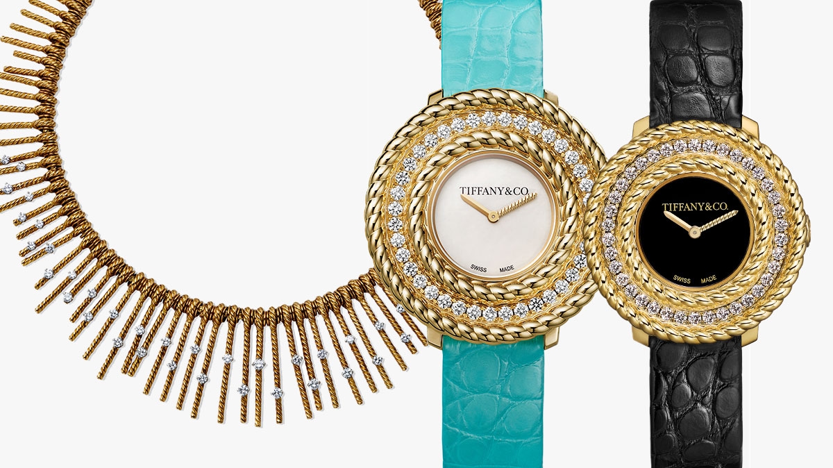 New Diamond-Set Watches From Tiffany & Co. Reinvent Its '50s-Era Rope Motif