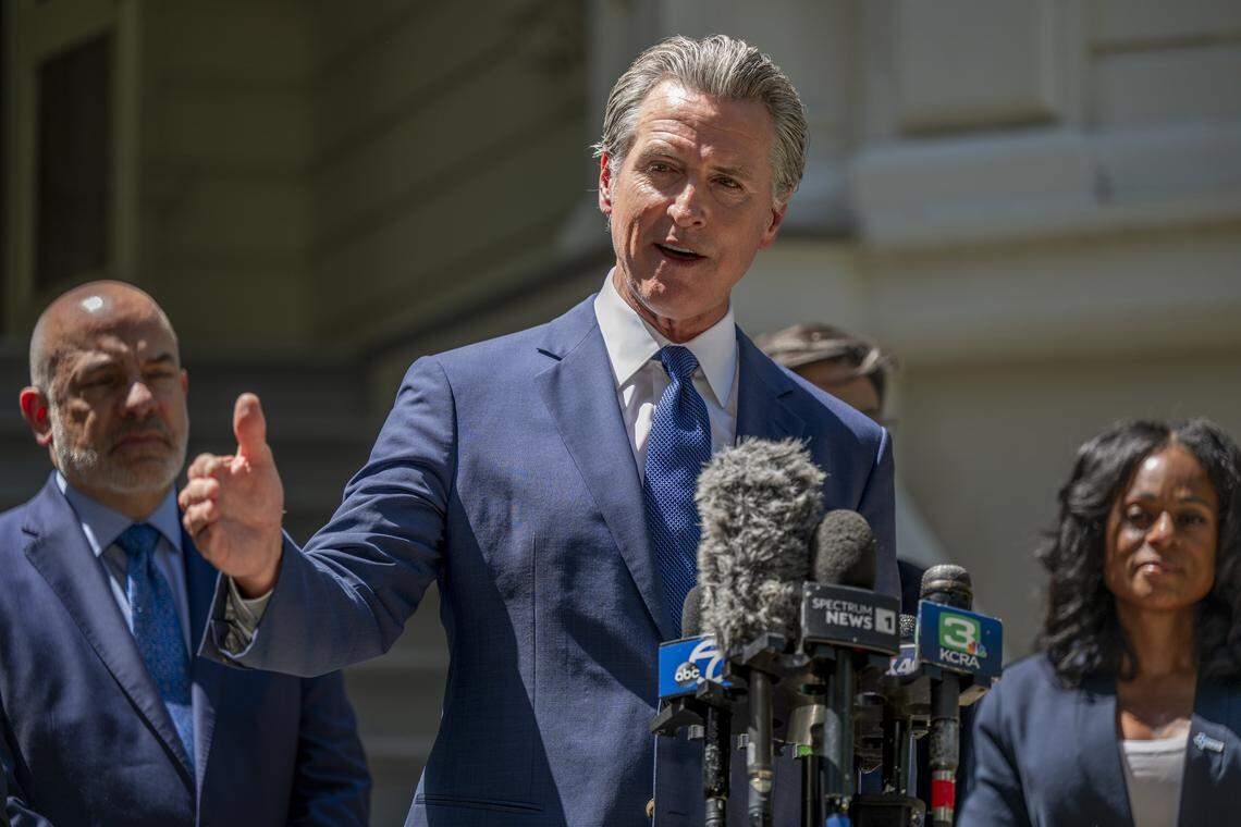 Gavin Newsom says he's always supported nonpartisan redistricting. Has he?