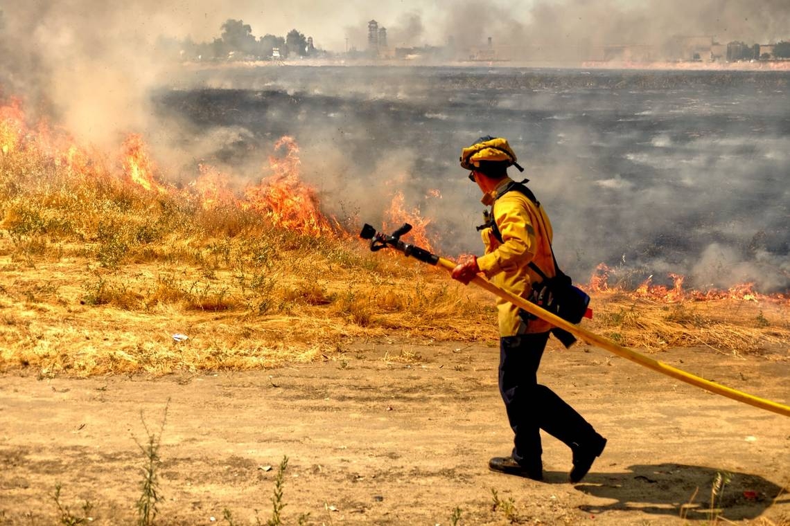Turlock police arrest individual for arson in connection with grass fire