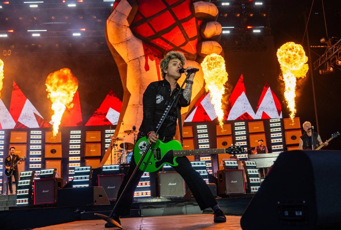 See Green Day make its debut performance at BottleRock music festival in Napa