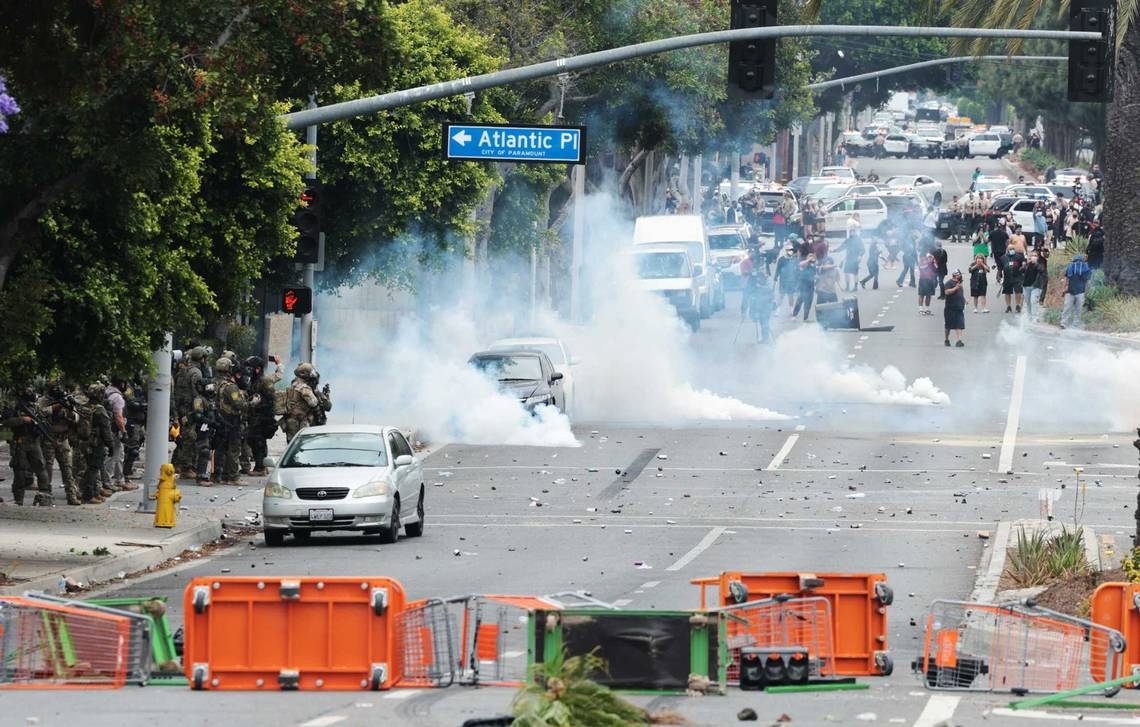 Gavin Newsom condemns National Guard deployment amid ICE raids, protests in LA