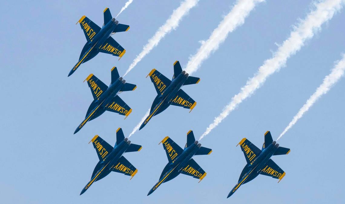 See Blue Angels and other aircraft take to the skies for the California Capital Airshow