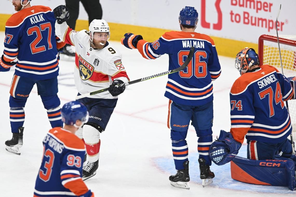 Cote: Road magic fails Panthers in 4-3 OT loss in Edmonton to open Stanley Cup rematch