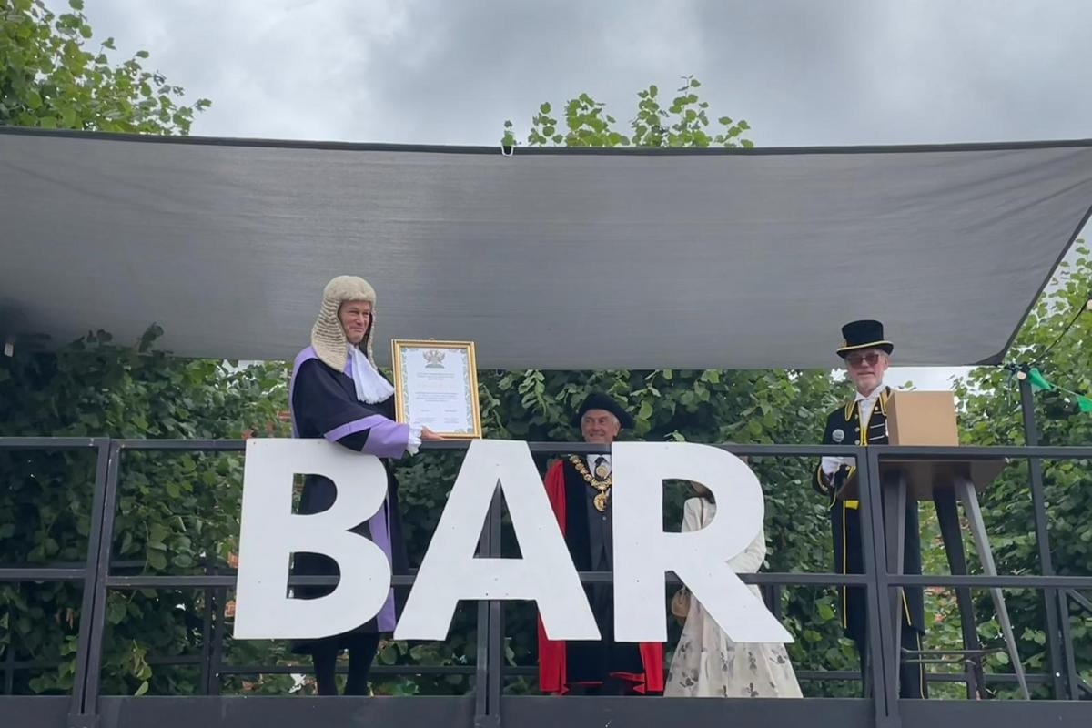 Called to the Bar – judge takes historic role bringing city and courts together