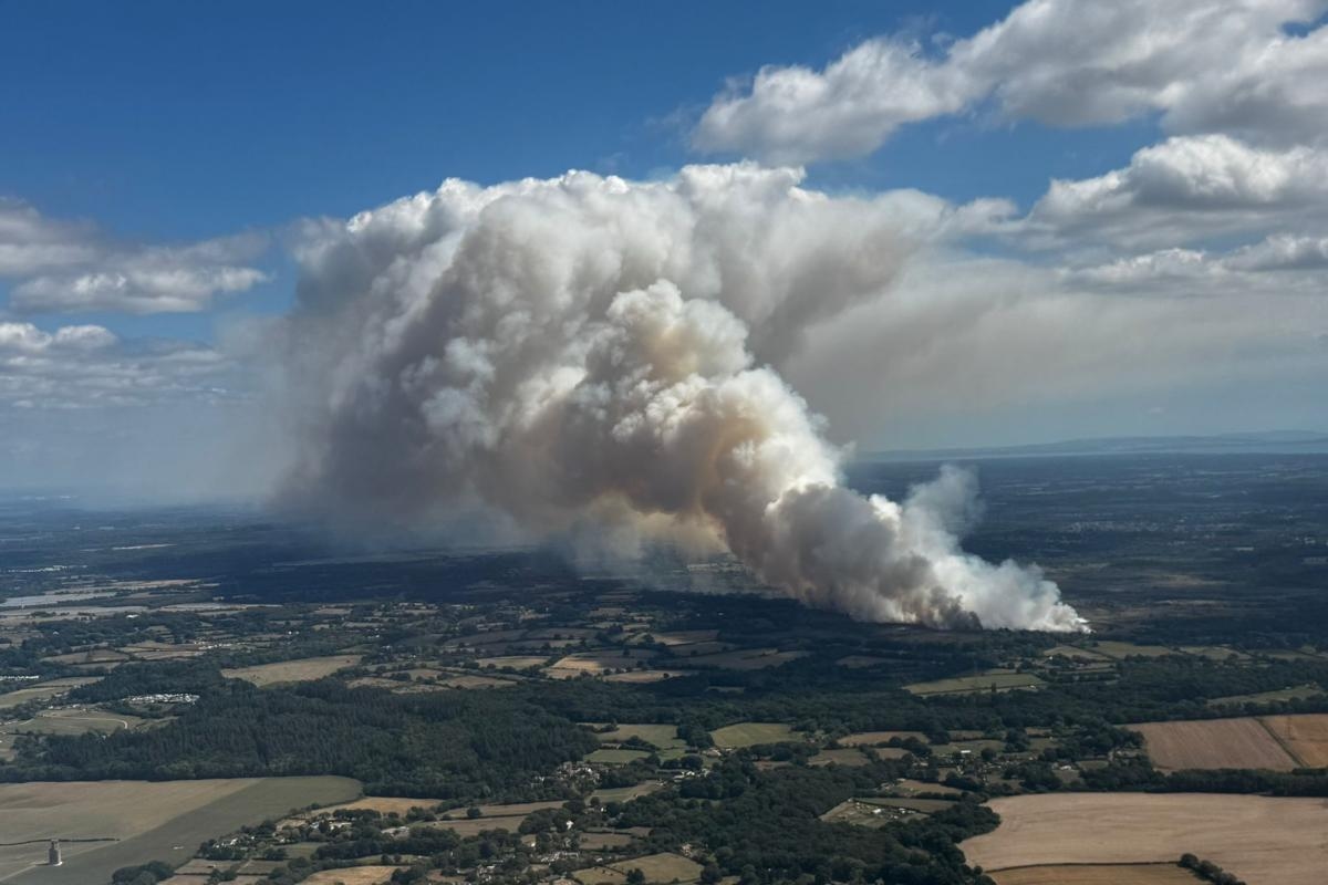 LETTER: ‘Why didn't we use the RAF to tackle huge heath fire?'