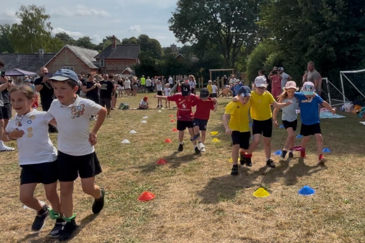 Primary school celebrates sports day and new outdoor classroom