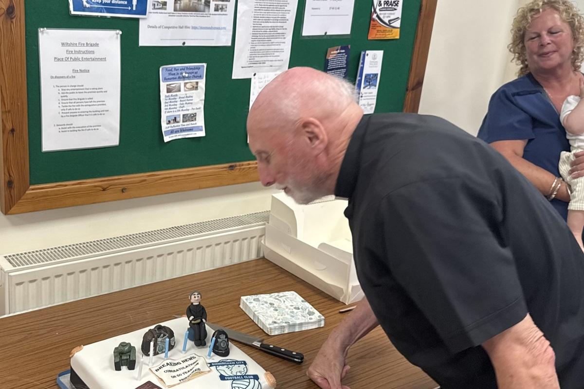 Priest returns to Salisbury to celebrate 50 years of service