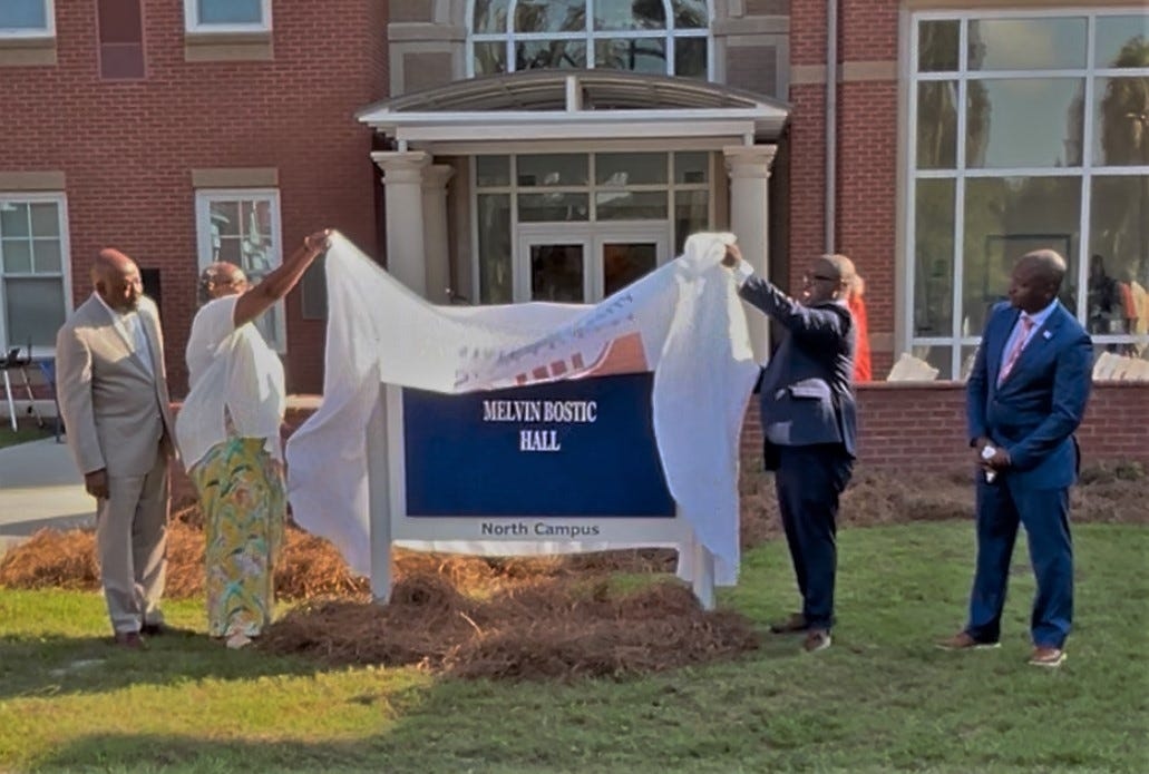 Savannah State renames Tiger Court to Melvin Bostic Hall, honoring former student
