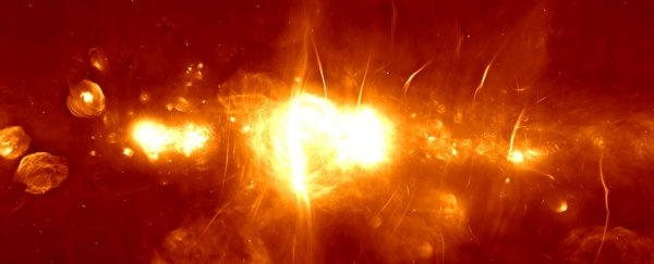 Giant 'Space Tornadoes' Discovered Raging in Milky Way's Turbulent Heart