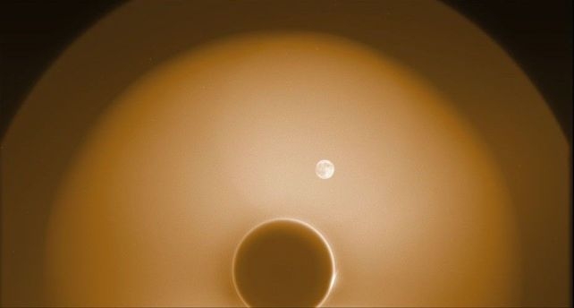 NASA Mission Captures Eerie New View of The Moon And Sun