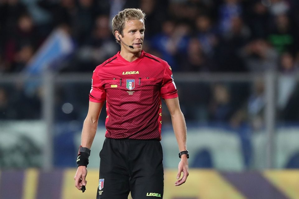 Referee Daniele Chiffi To Be In Charge Of Inter Milan Vs Lazio Serie A Clash