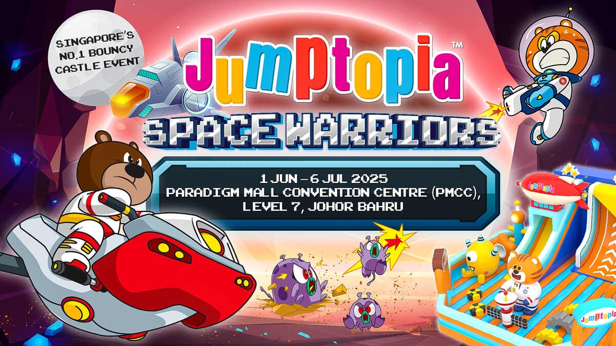 SG Kiztopia's space-themed bouncy castle wonderland lands in JB this June — early bird deals here!