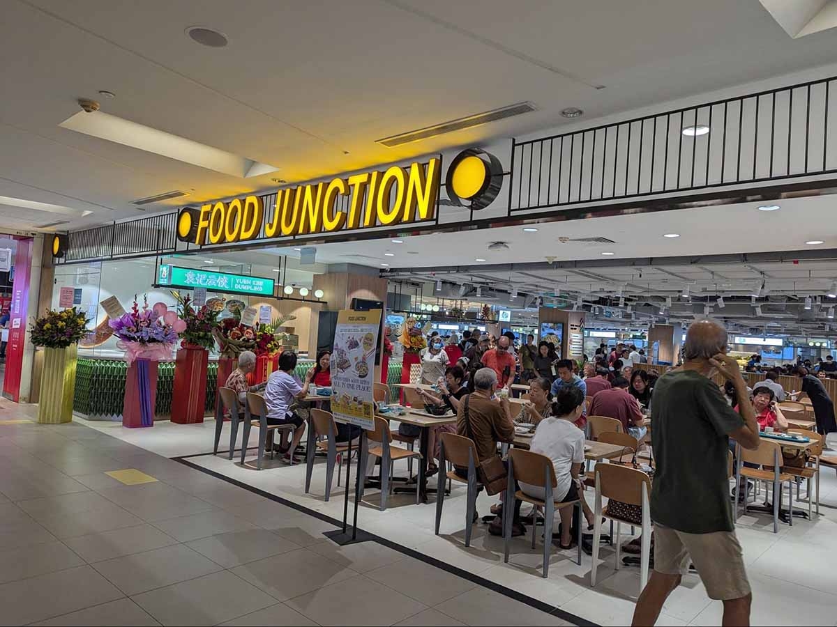 Food Junction at NEX has a new look & new stalls like Yuen Kee Dumpling & Song Fa Express