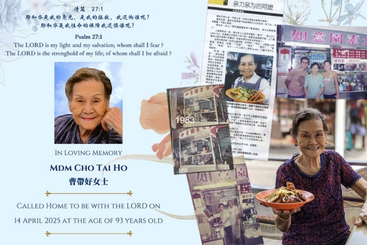 Beloved '80s vegetarian stall's hawker passes away, stall reopens after temporary closure