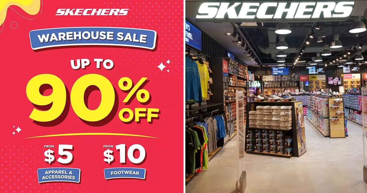 Skechers Warehouse Sale 24 – 27 Apr: Up to 90% off shoes & clothes