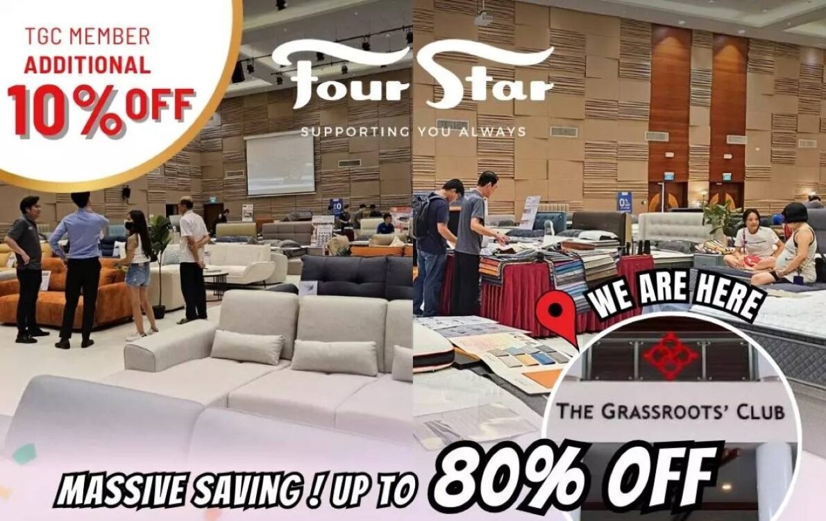 Four Star Sale 1 – 4 May: Up to 80% off furniture