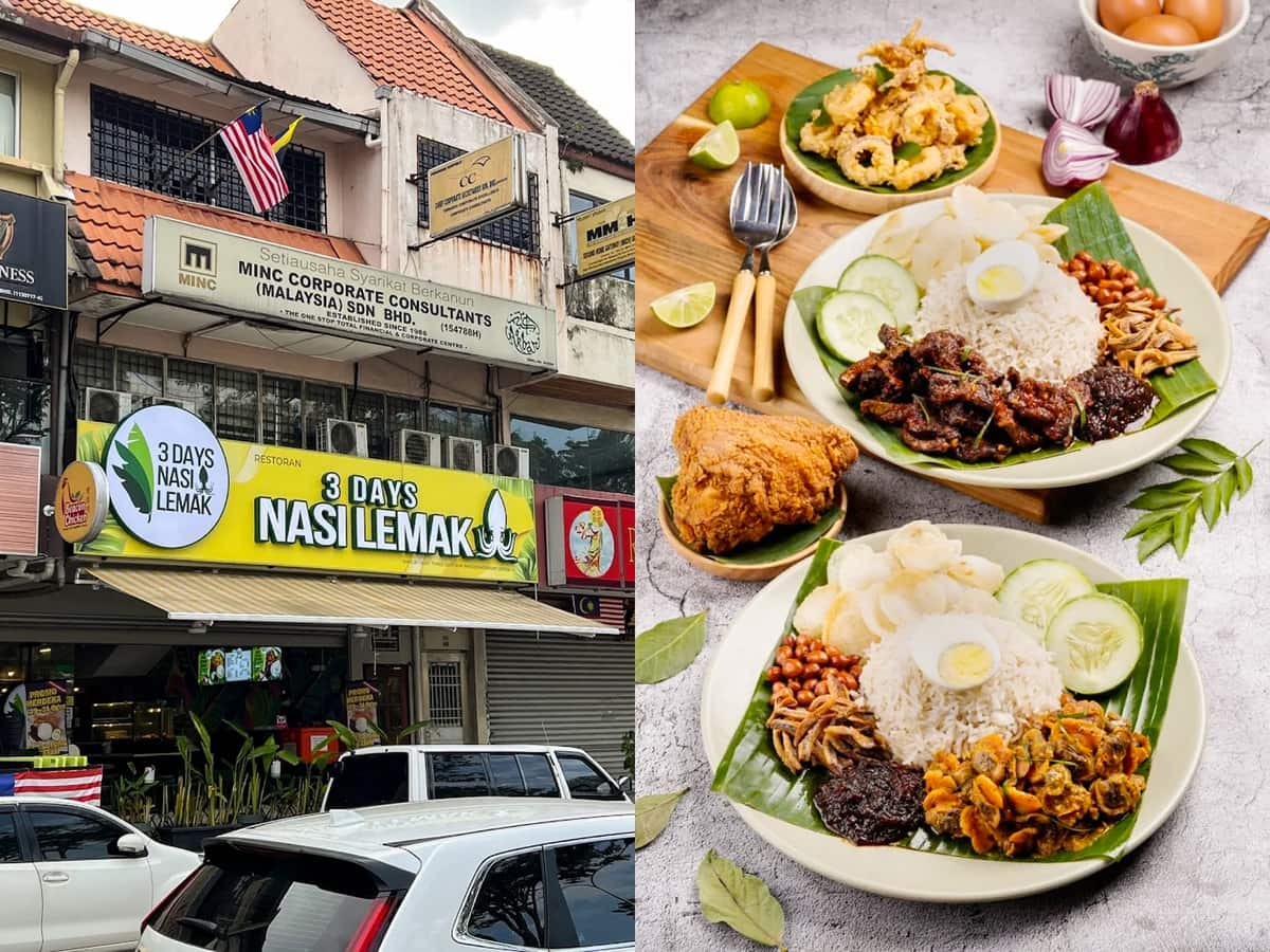 TTDI's 3 Days Nasi Lemak is up for grabs after business collapse, owner shifts to new venture