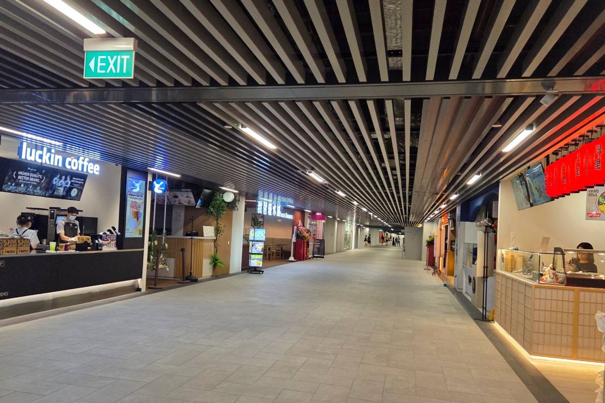 New CBD underground mall has over 15 F&B outlets like Teo Soon, Hazukido & Super Ngon